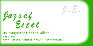 jozsef eitel business card